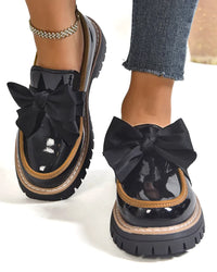 Valerie Bow Platform Loafers