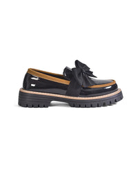 Valerie Bow Platform Loafers