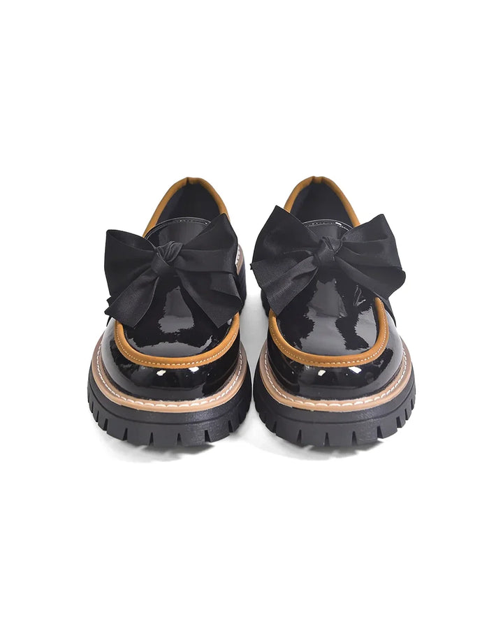 Valerie Bow Platform Loafers