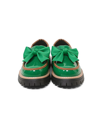 Valerie Bow Platform Loafers