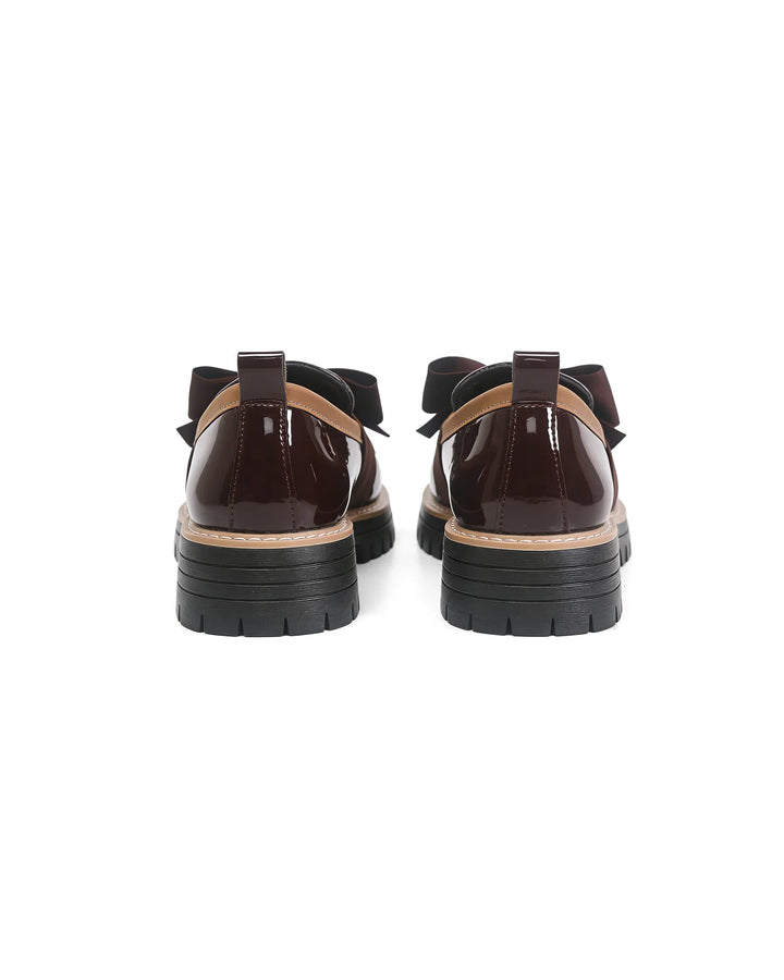 Valerie Bow Platform Loafers