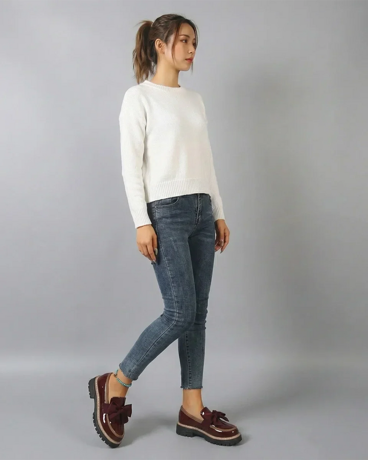 Valerie Bow Platform Loafers