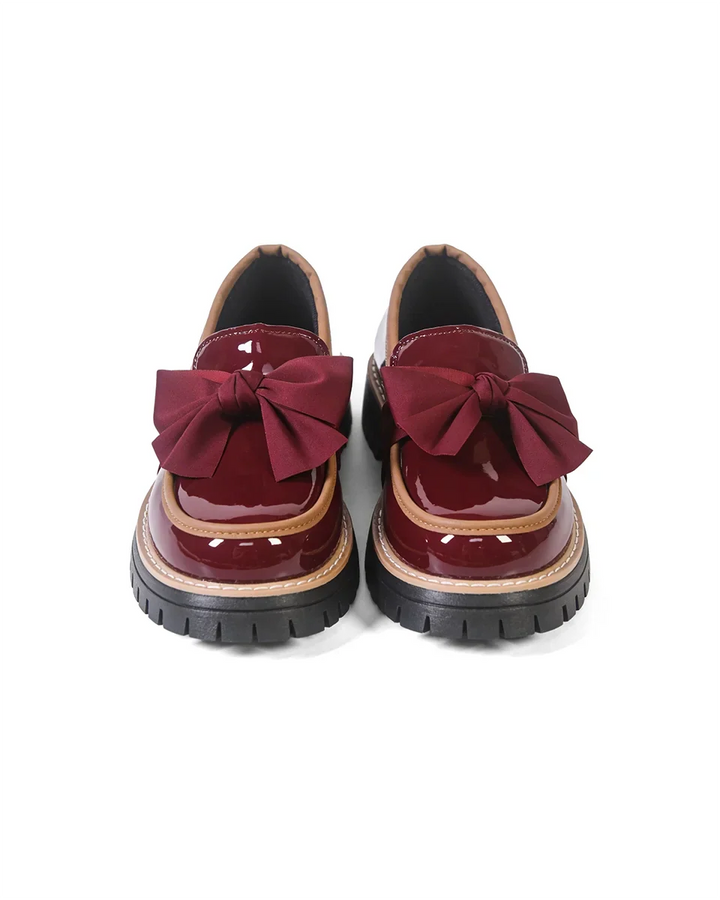 Valerie Bow Platform Loafers