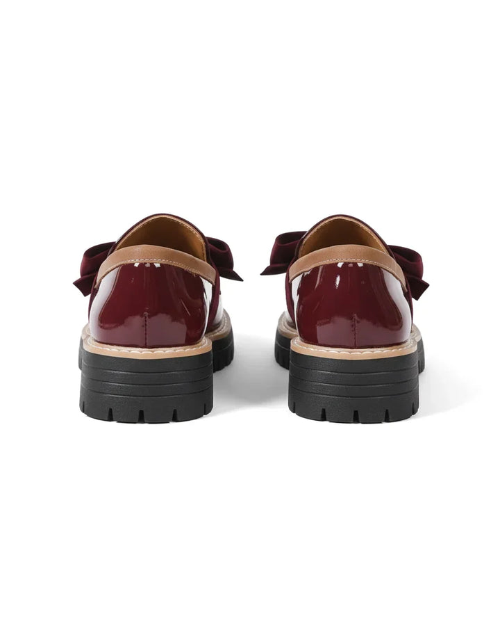 Valerie Bow Platform Loafers