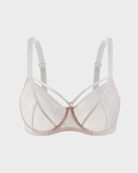 Plus Size Lace Full Coverage Minimizer Bra