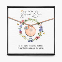 The Queen Bee -  Birth Month Pendant Necklace