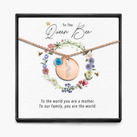 The Queen Bee -  Birth Month Pendant Necklace