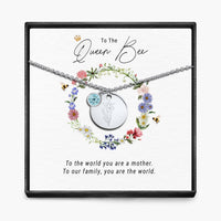 The Queen Bee -  Birth Month Pendant Necklace