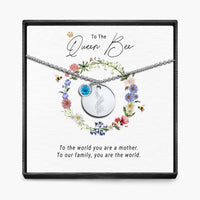 The Queen Bee -  Birth Month Pendant Necklace