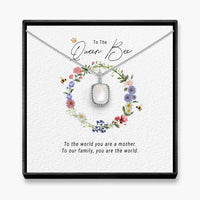 Queen Bee - Iridescent Pearl Necklace
