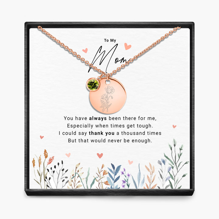 Duizendmaal Dank - Maandsteen Hanger Ketting