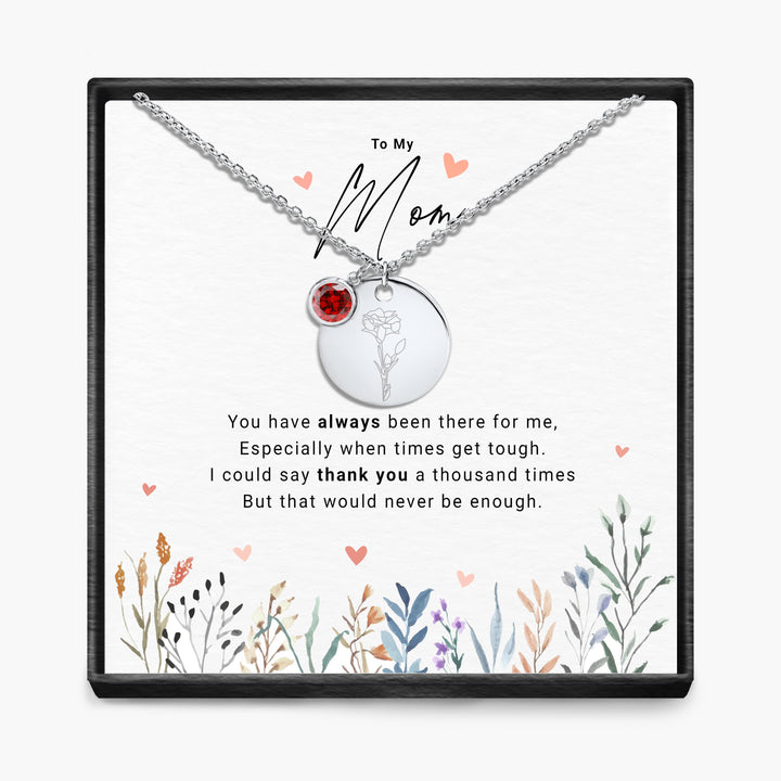 Duizendmaal Dank - Maandsteen Hanger Ketting