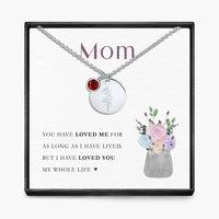 My Whole Life -  Birth Month Pendant Necklace
