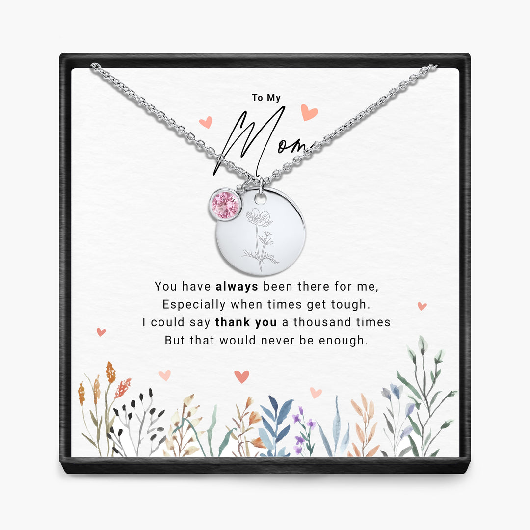 Duizendmaal Dank - Maandsteen Hanger Ketting