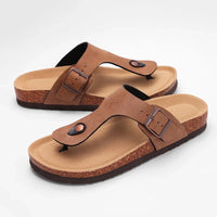 Lunara – Minimal Cork Thong Sandals