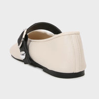Virelle Stud – Leren Mary Jane Ballerina&