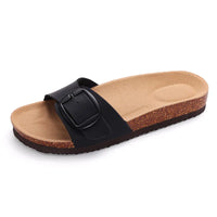 Elira – Minimal Cork Slide Sandals