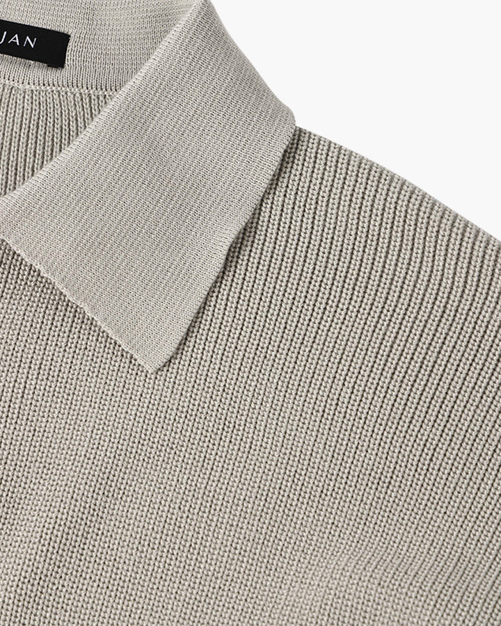 Geneva Waffle Knit Half-Zip Sweater