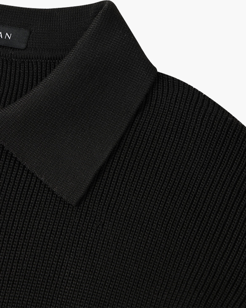 Geneva Waffle Knit Half-Zip Sweater