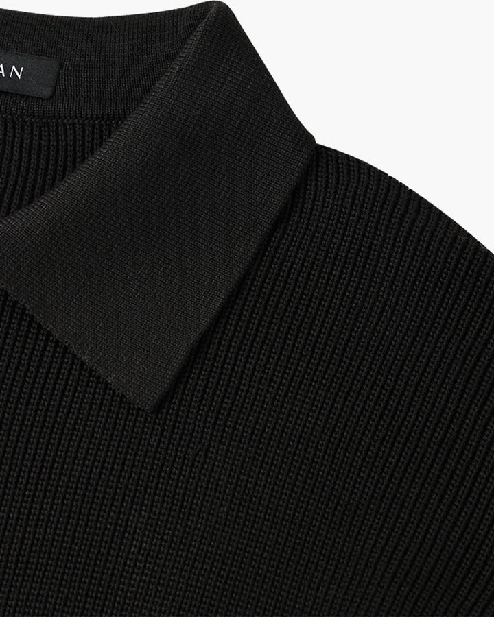 Geneva Waffle Knit Half-Zip Sweater