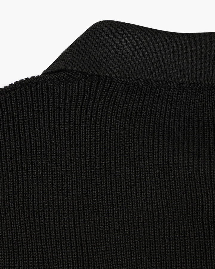 Geneva Waffle Knit Half-Zip Sweater