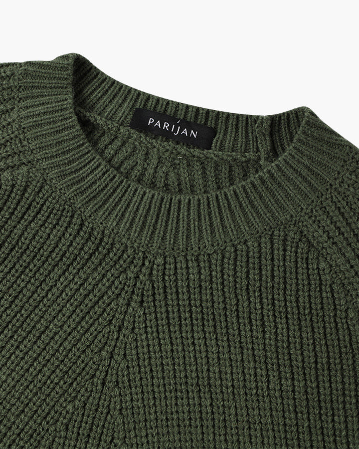 Copenhagen Ribbed Cotton Raglan Sweater
