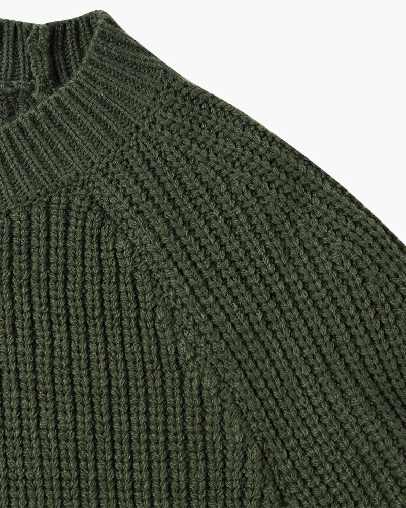 Copenhagen Ribbed Cotton Raglan Sweater