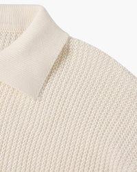 Zurich Ribbed Cotton Half-Zip Sweater