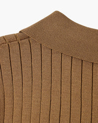 Arezzo Ribbed Cotton Polo Shirt