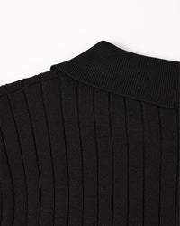 Arezzo Ribbed Cotton Polo Shirt