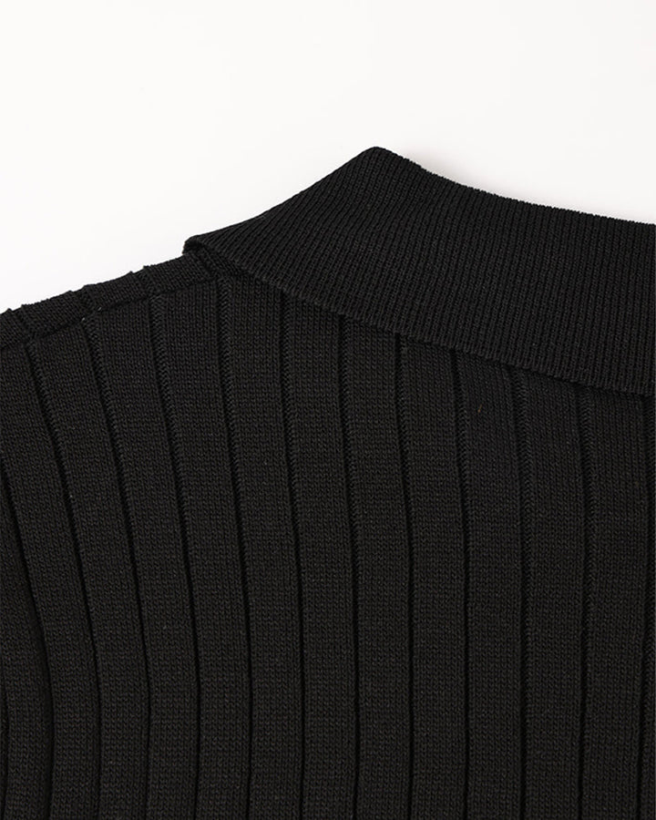 Arezzo Ribbed Cotton Polo Shirt