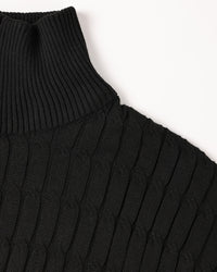 St. Moritz Cable Knit Half-Zip Sweater