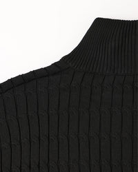 St. Moritz Cable Knit Half-Zip Sweater