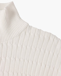 St. Moritz Cable Knit Half-Zip Sweater