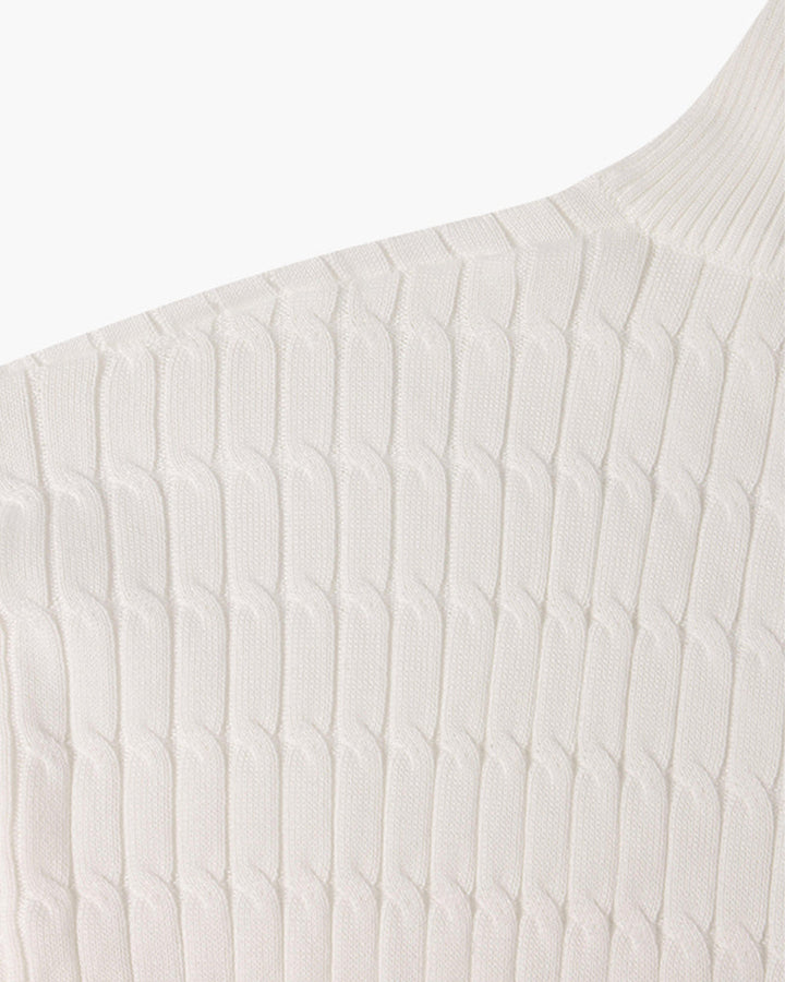St. Moritz Cable Knit Half-Zip Sweater