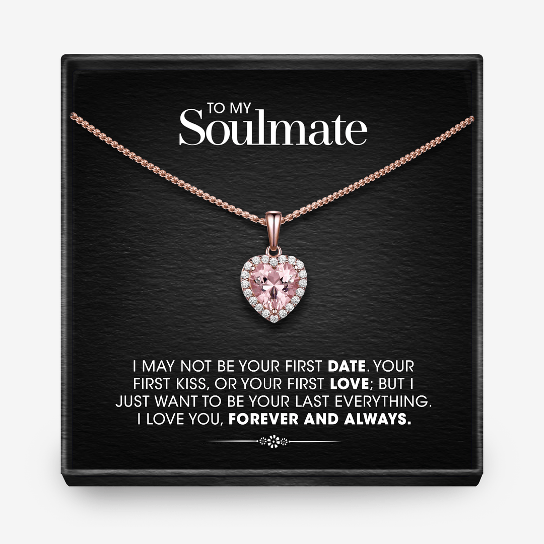 SOULMATE Morganite Heart Necklace