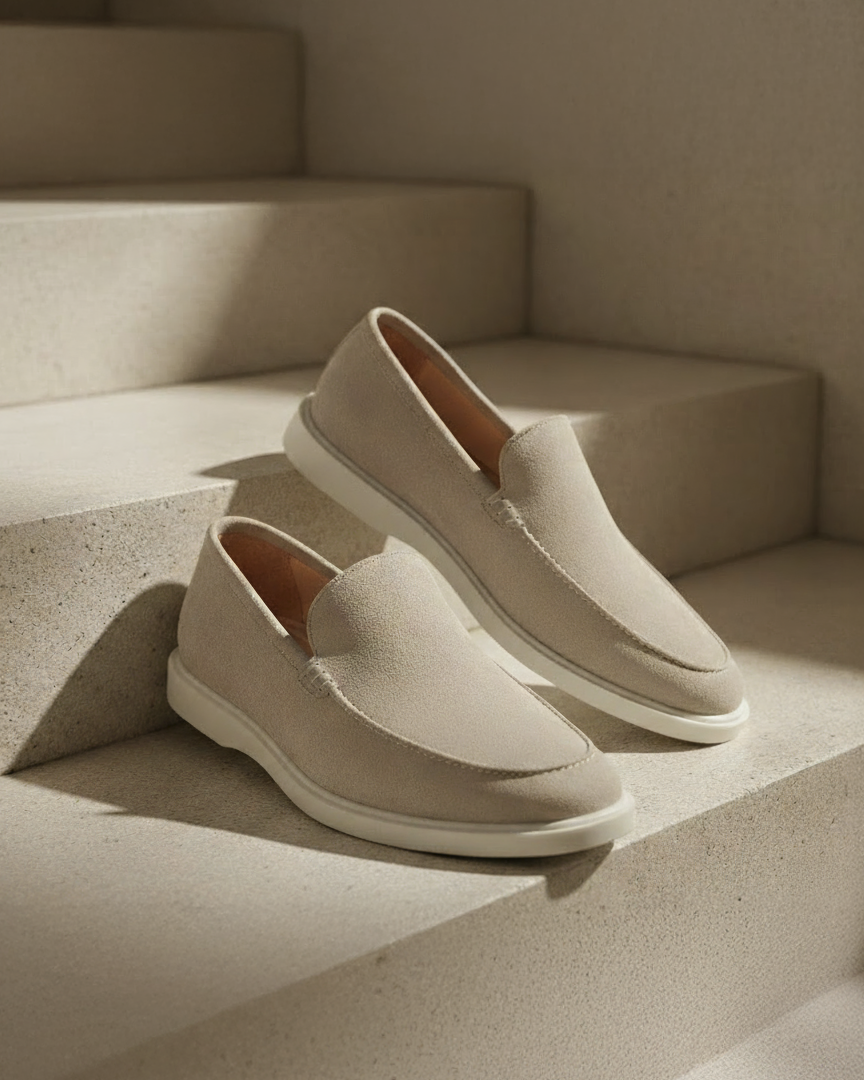 Arezzo Goat Suede Loafers