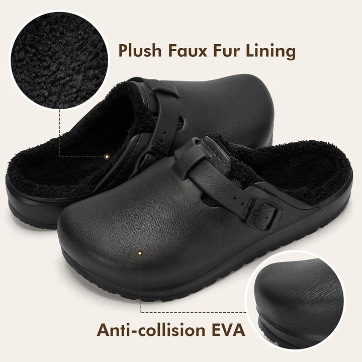FrostMere – Plush-Lined Winter Comfort Clogs