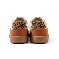 Samba Retro Bruin/Beige Sneakers met Luipaardprint