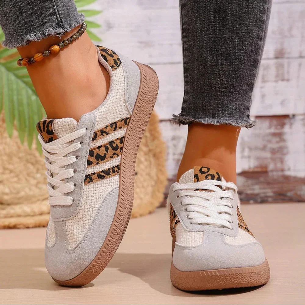 [Limitierte Auflage] Samba Retro Leopard Sneakers