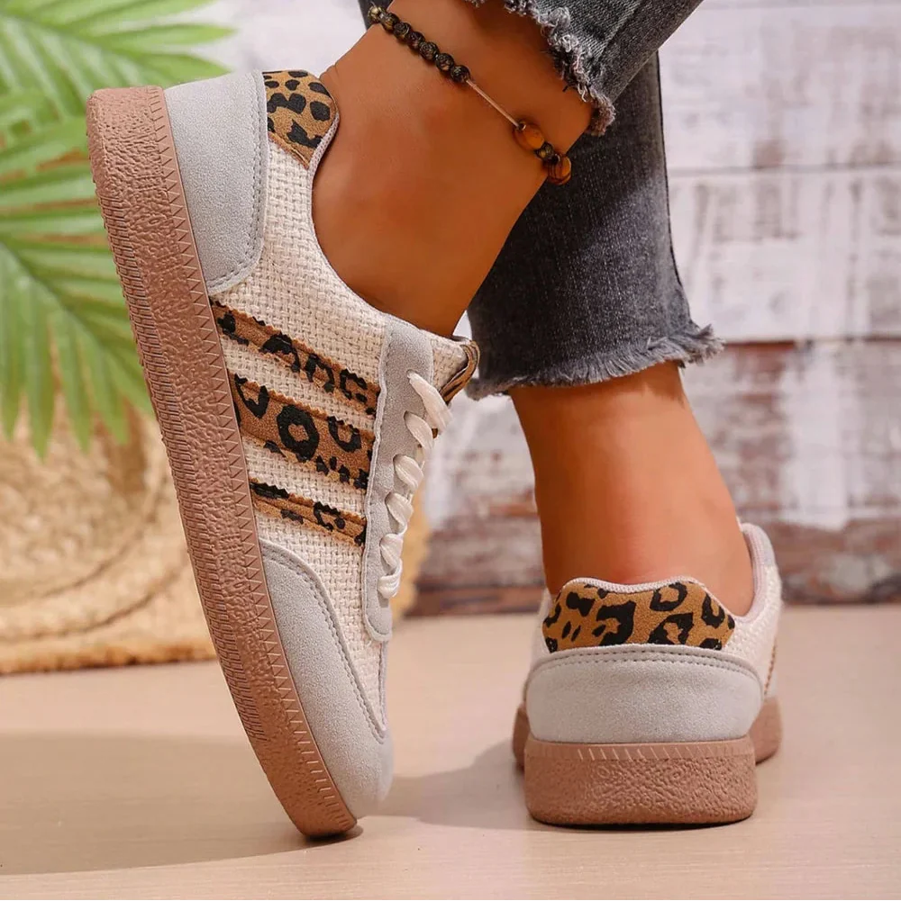 [Limitierte Auflage] Samba Retro Leopard Sneakers