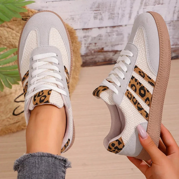 [Limitierte Auflage] Samba Retro Leopard Sneakers