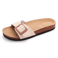 Elira – Minimal Cork Slide Sandals