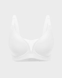 Seamless Mesh Panel Invisible Thin Bra
