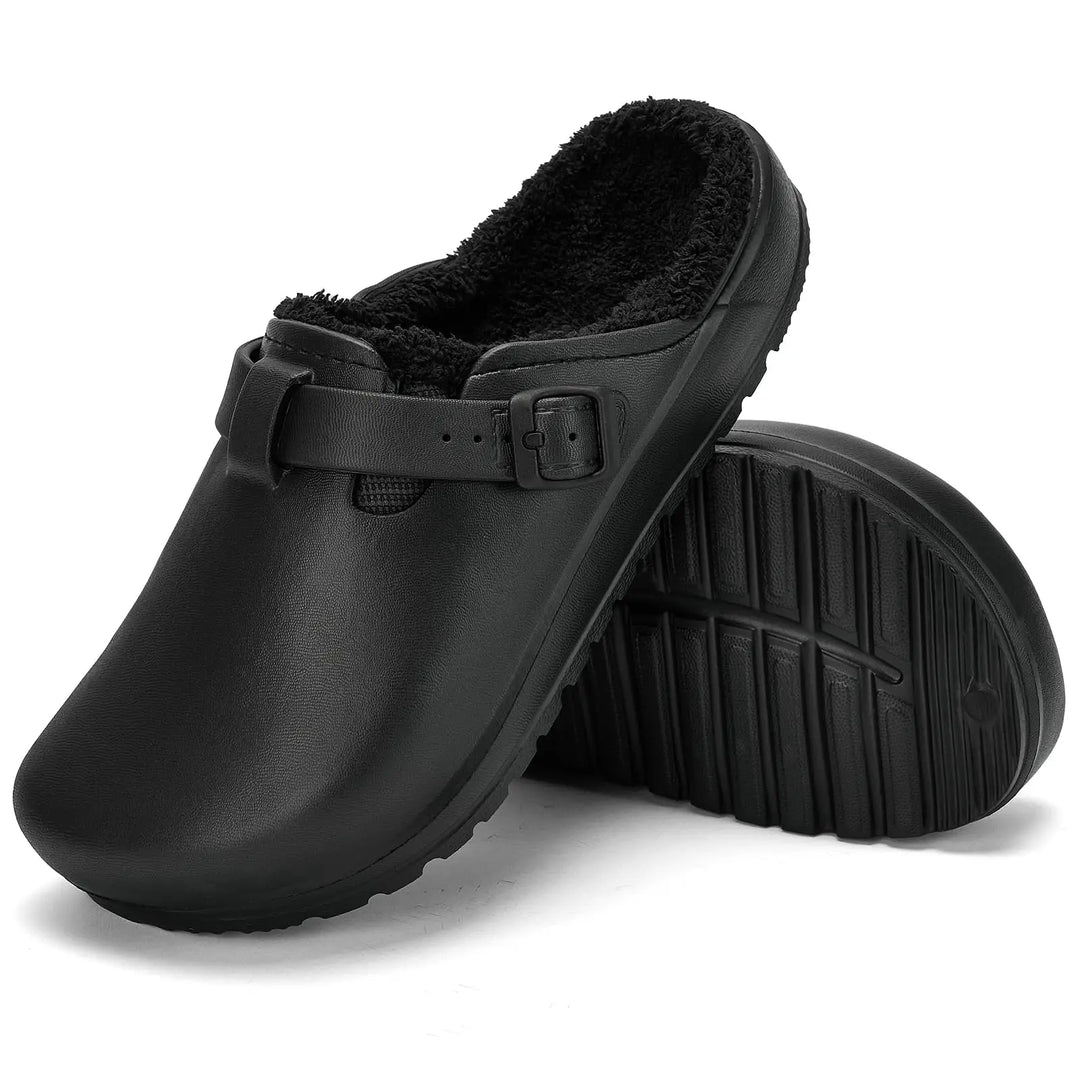 FrostMere – Plush-Lined Winter Comfort Clogs