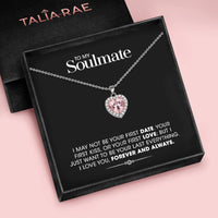 SOULMATE Morganite Heart Necklace