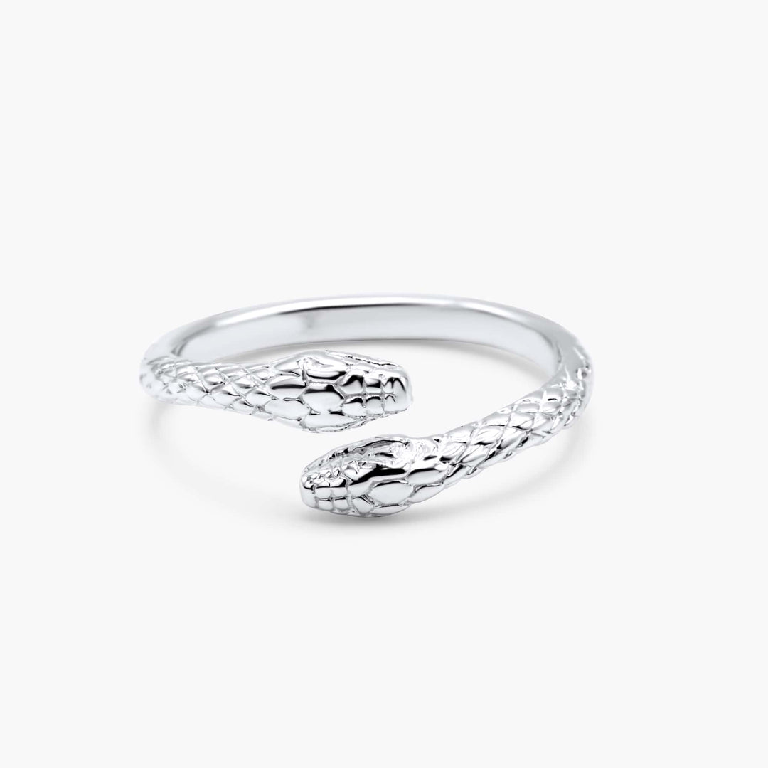 Sterling Silver Adjustable Snake Ring