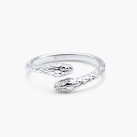 Sterling Silver Adjustable Snake Ring