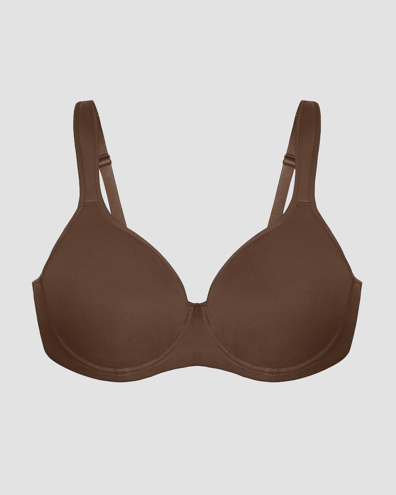 Zachte Plus Size Niet-voorgevormde Full Coverage Minimizer Beha