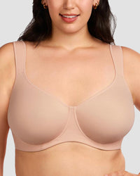 Zachte Plus Size Niet-voorgevormde Full Coverage Minimizer Beha